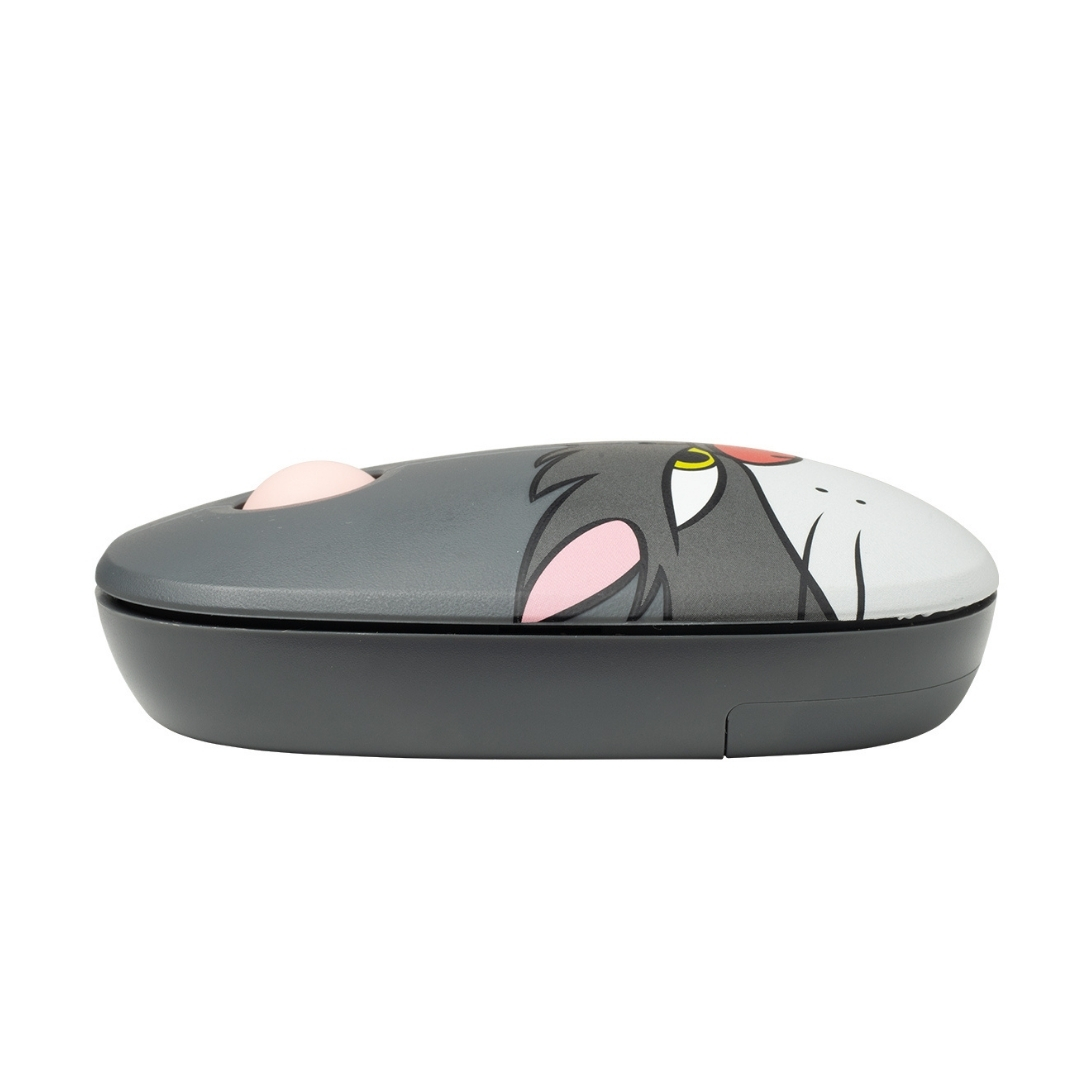 MOUSE INALAMBRICO GATO LUCIFER DISNEY GRIS - 2