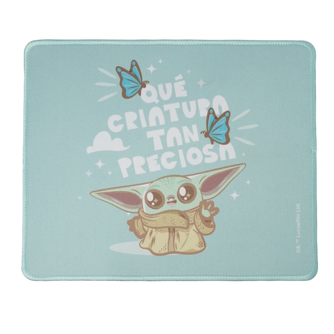 MOUSE PAD DESK STAR WARS BABY YODA NEOPRENO ANTIDESLIZANTE 24X20 CM - 1