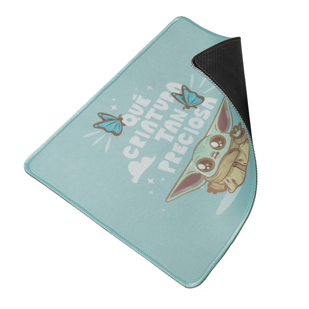 MOUSE PAD DESK STAR WARS BABY YODA NEOPRENO ANTIDESLIZANTE 24X20 CM - 2