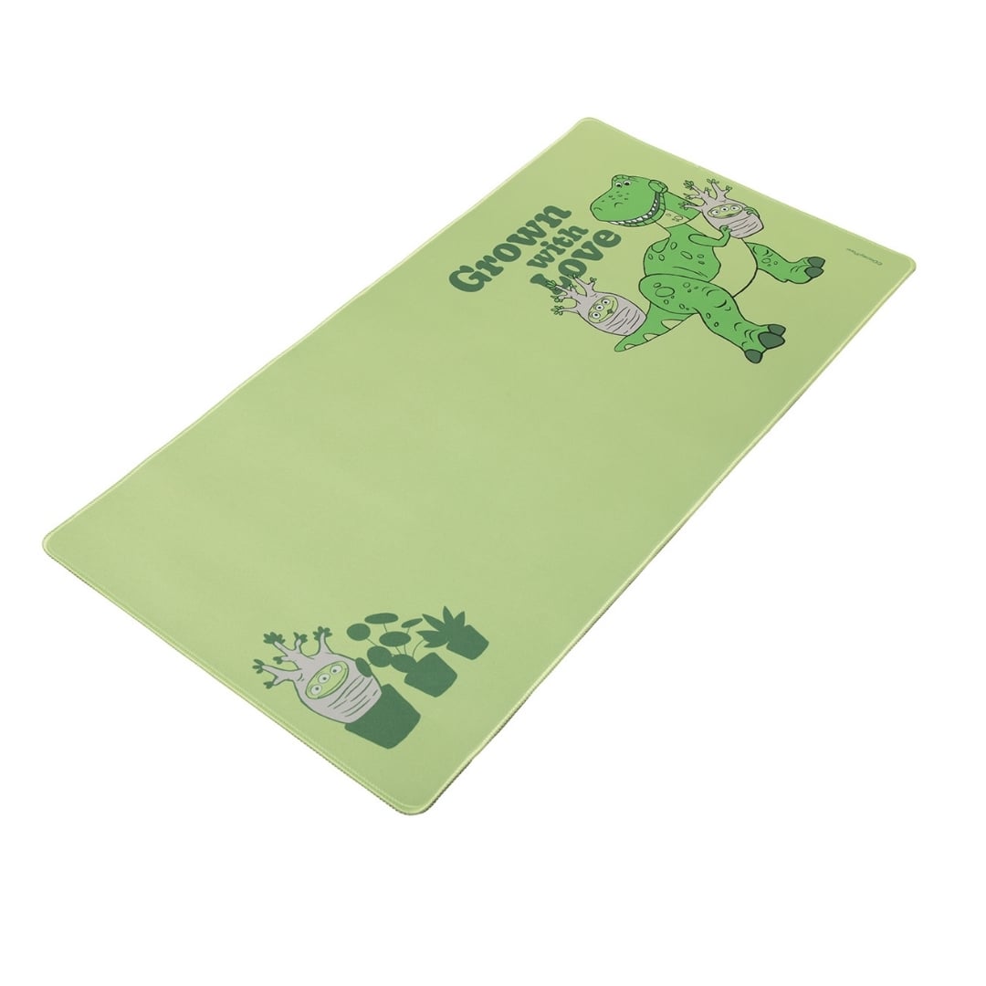 MOUSE PAD DESK REX TOY STORY PIXAR NEOPRENO ANTIDESLIZANTE 80X40 CM VERDE - 2