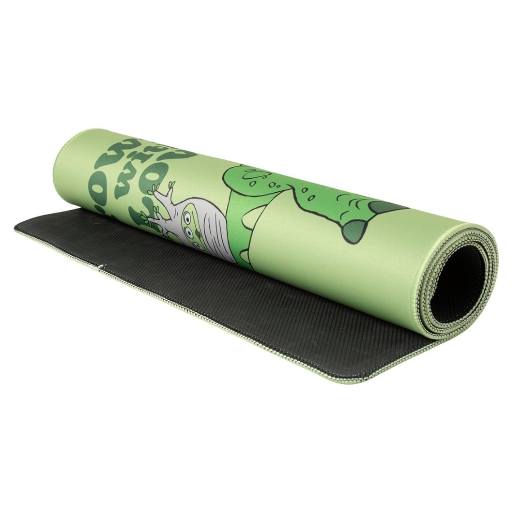 MOUSE PAD DESK REX TOY STORY PIXAR NEOPRENO ANTIDESLIZANTE 80X40 CM VERDE - 3