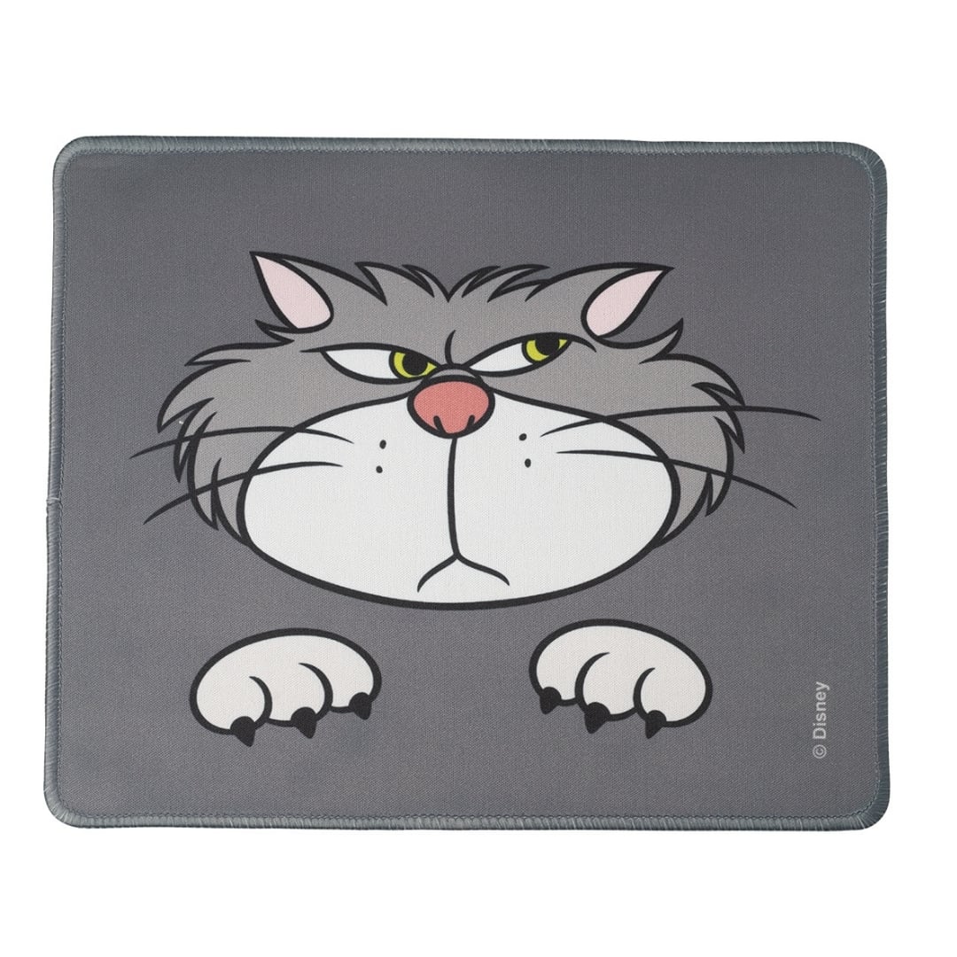 MOUSE PAD DESK GATO LUCIFER DISNEY NEOPRENO ANTIDESLIZANTE 24X20 CM - 1
