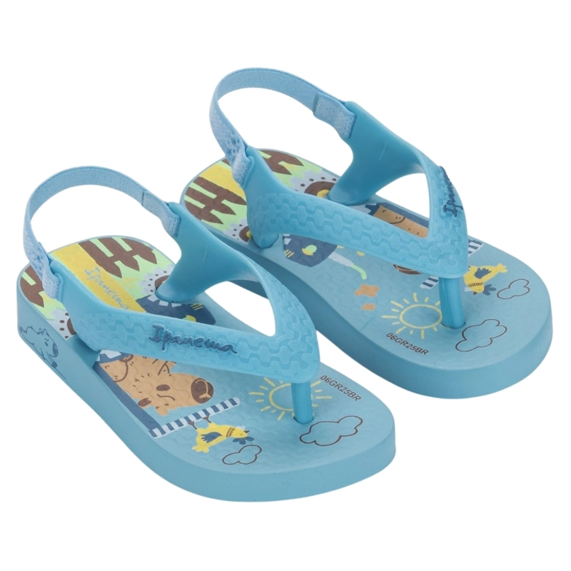 SANDALIAS BEBE CAPIBARA IPANEMA CELESTE - 1