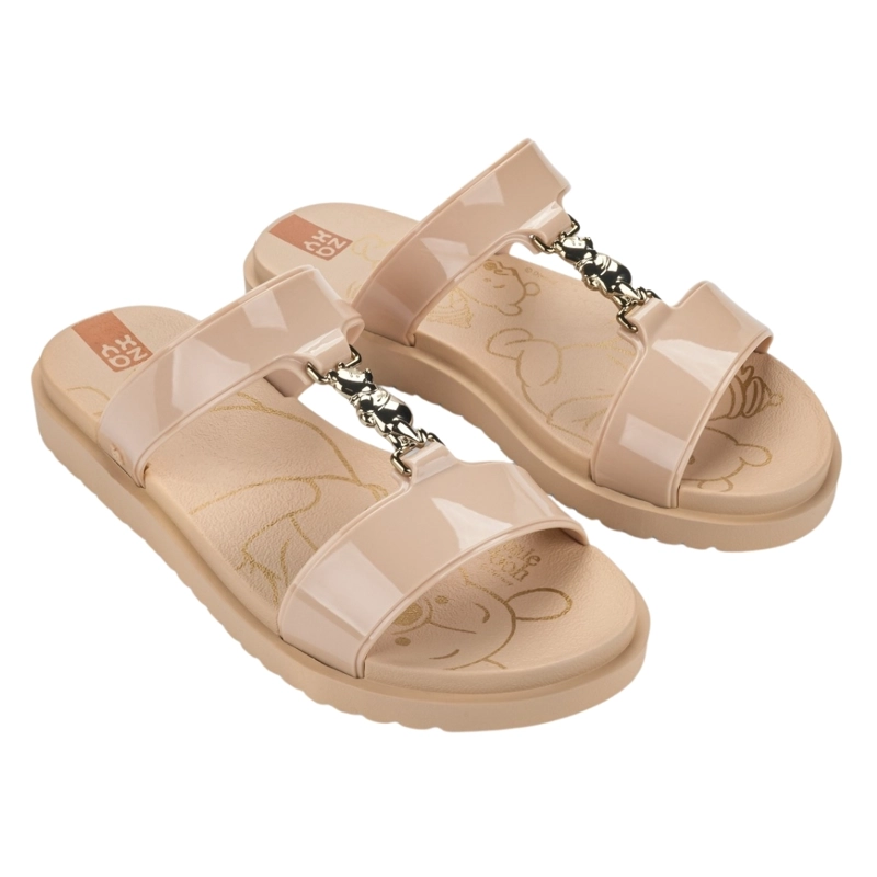 SANDALIAS MUJER CASUALES WINNIE POOH ZAXY MELON - 1