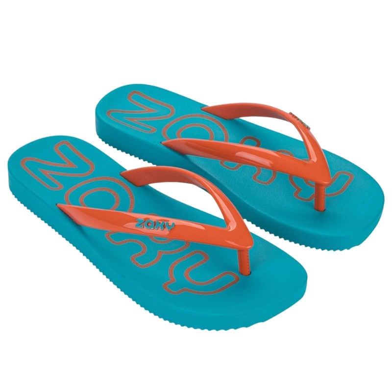 SANDALIAS MUJER PLAYERAS ZAXY TURQUESA - 1