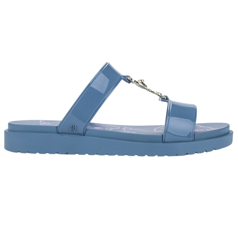 SANDALIAS MUJER CASUALES STITCH ZAXY CELESTE - 3