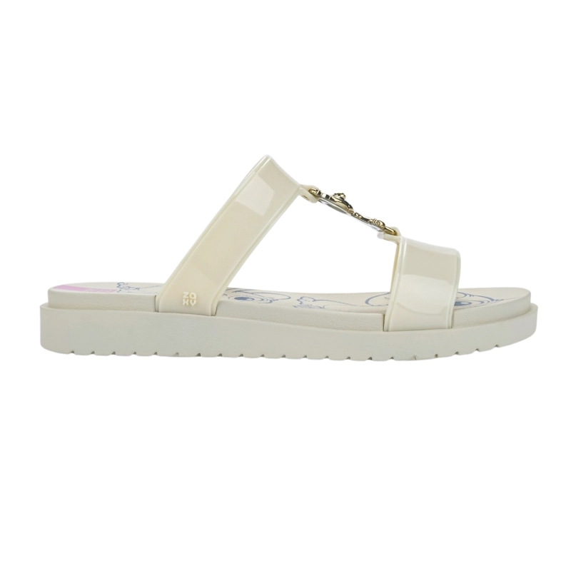 SANDALIAS MUJER CASUALES STITCH ZAXY BEIGE - 3