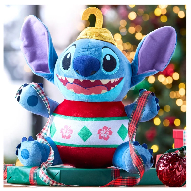PELUCHE NAVIDEÑO STITCH LILO Y STITCH 35 CM DISNEY STORE - 4