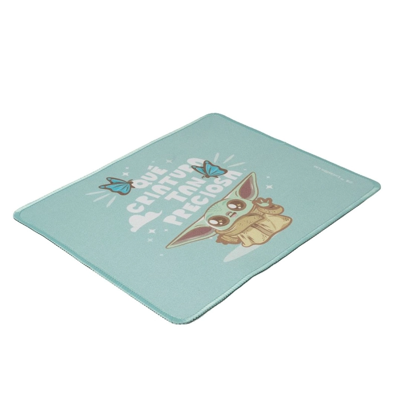 MOUSE INALAMBRICO + PAD DESK STAR WARS BABY YODA NEOPRENO ANTIDESLIZANTE 24X20 CM MOD 1 - 3