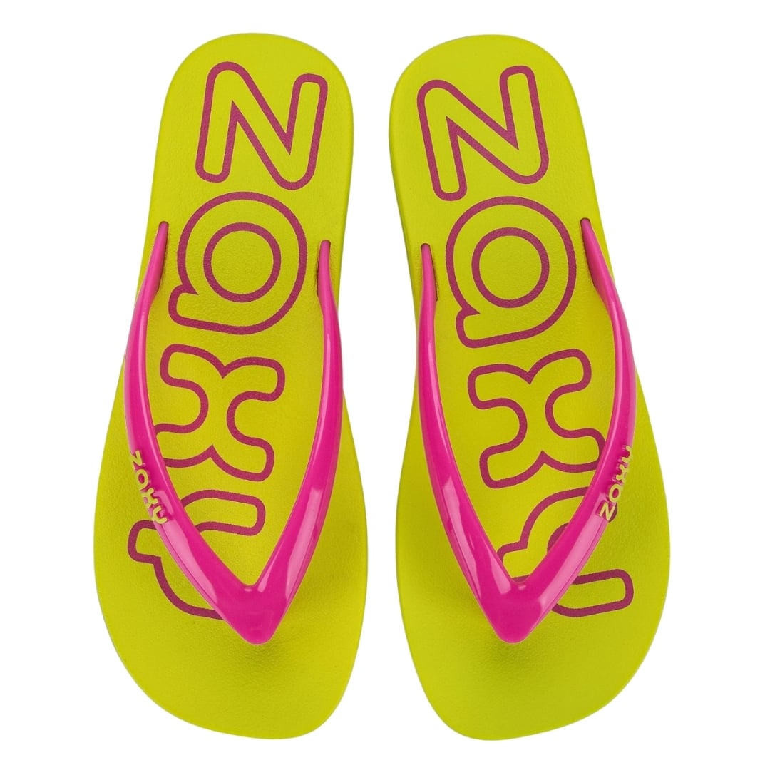 SANDALIAS MUJER PLAYERAS ZAXY AMARILLO - 2