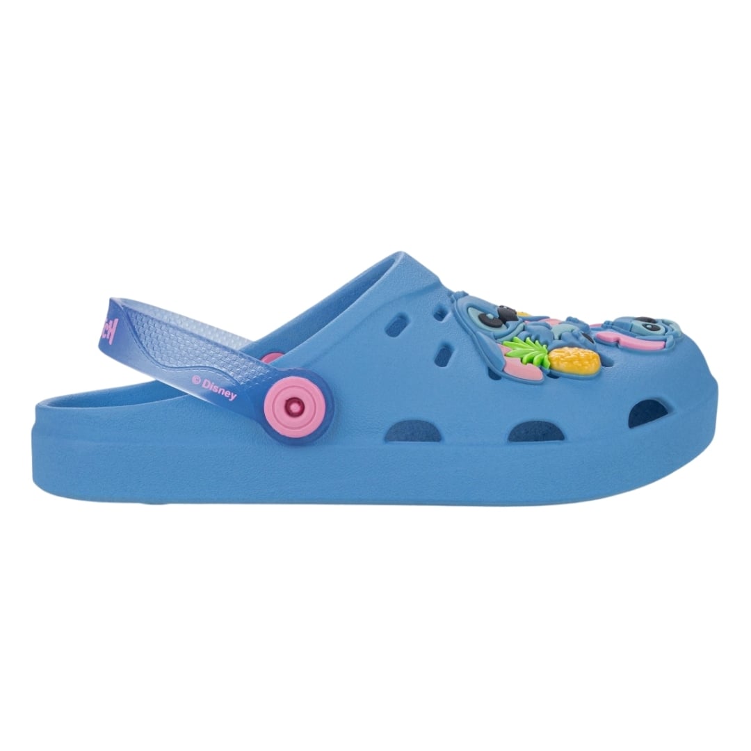 SANDALIAS NIÑA CANASTA STITCH CELESTE - 3