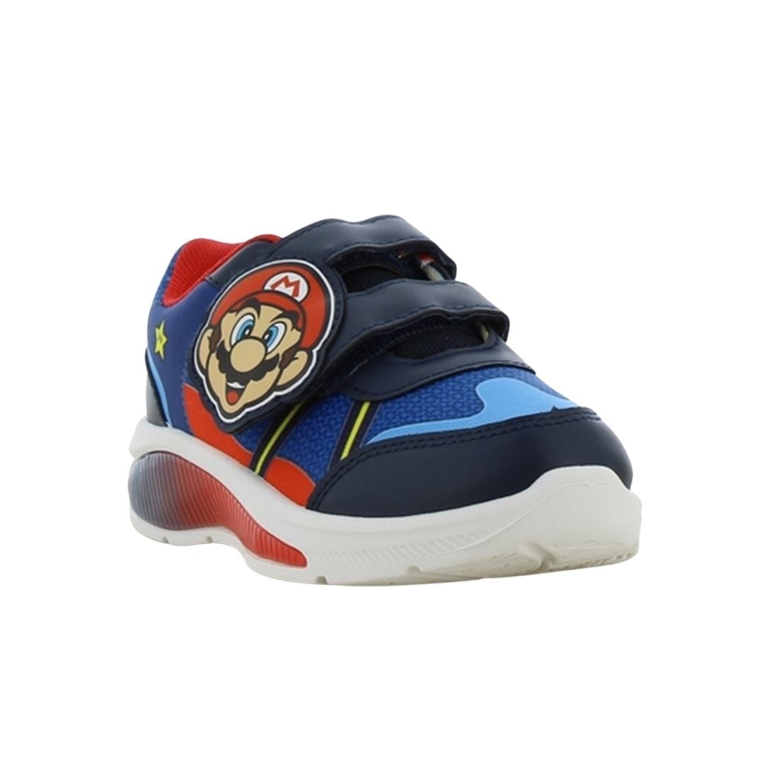ZAPATILLAS NIÑO URBANAS MARIO BROS ROJO CON LUCES - 2