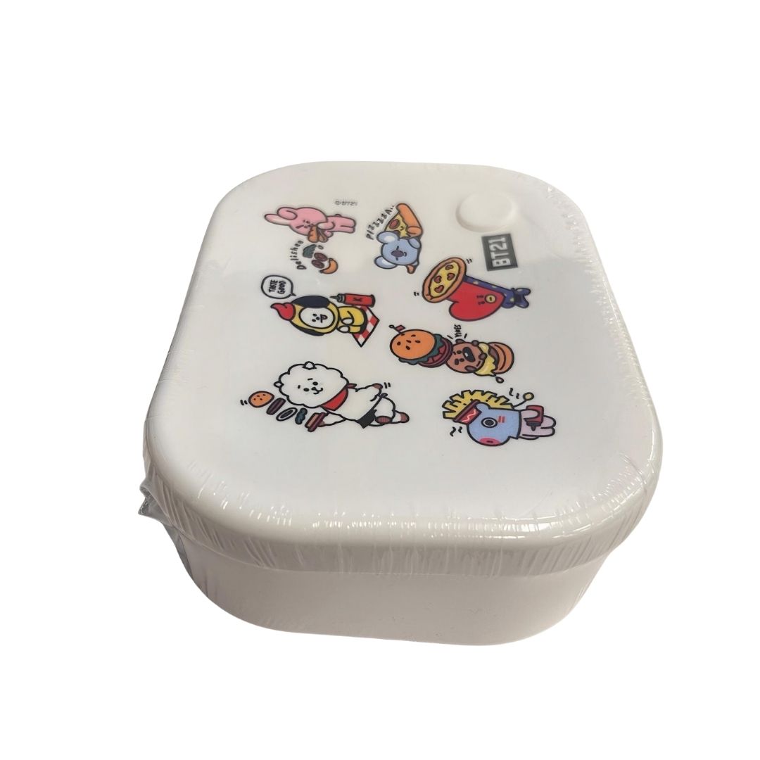 TUPPER BT21 SILICONA PERSONAJES COMPLETOS LINE FRIENDS KPOP KAWAII 770 ML - 2