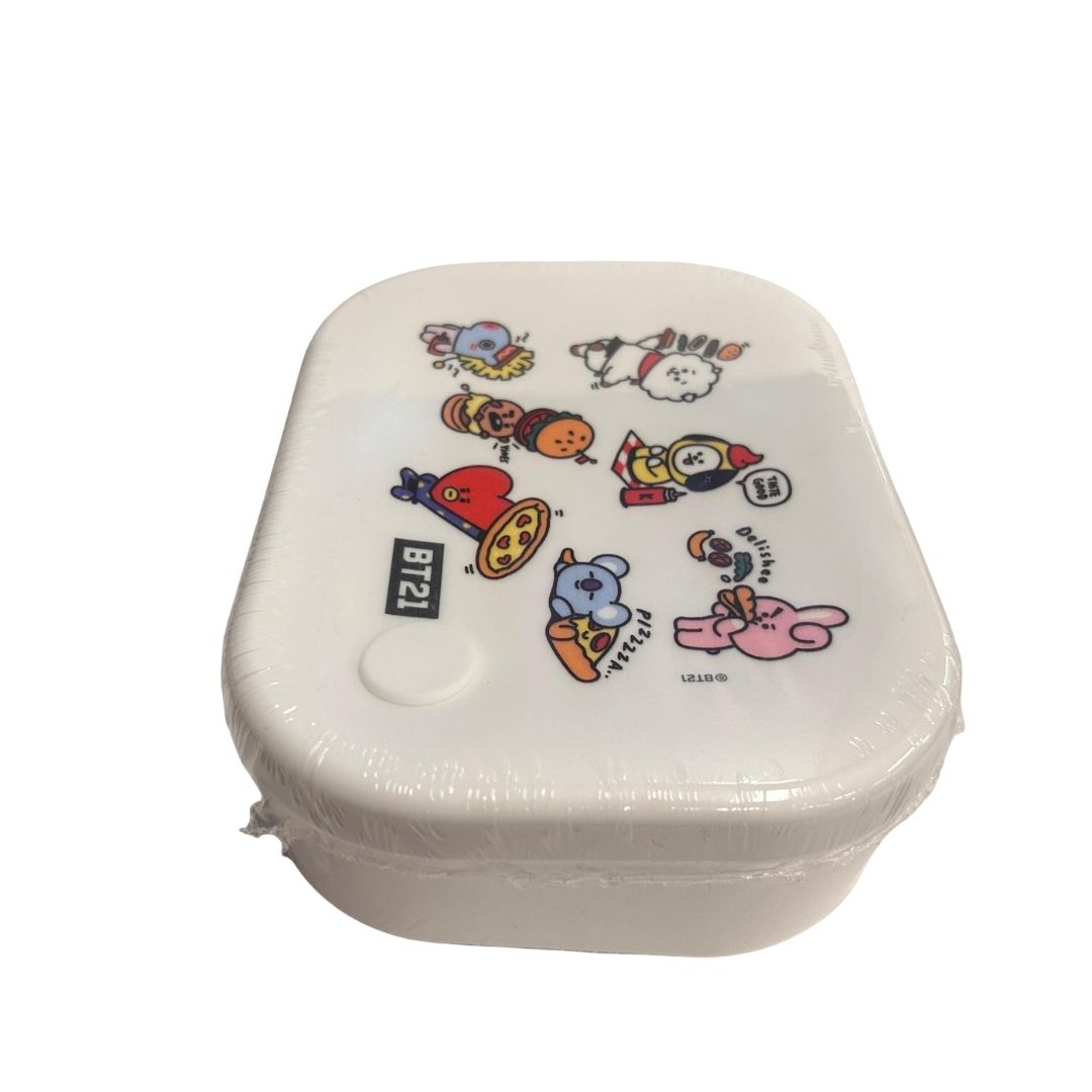 TUPPER BT21 SILICONA PERSONAJES COMPLETOS LINE FRIENDS KPOP KAWAII 770 ML - 3