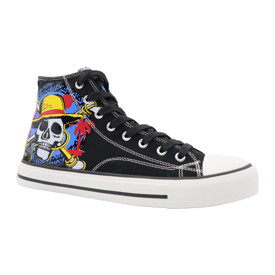 ZAPATILLA BOTIN HOMBRE NETFLIX ONE PIECE NEGRO - 1