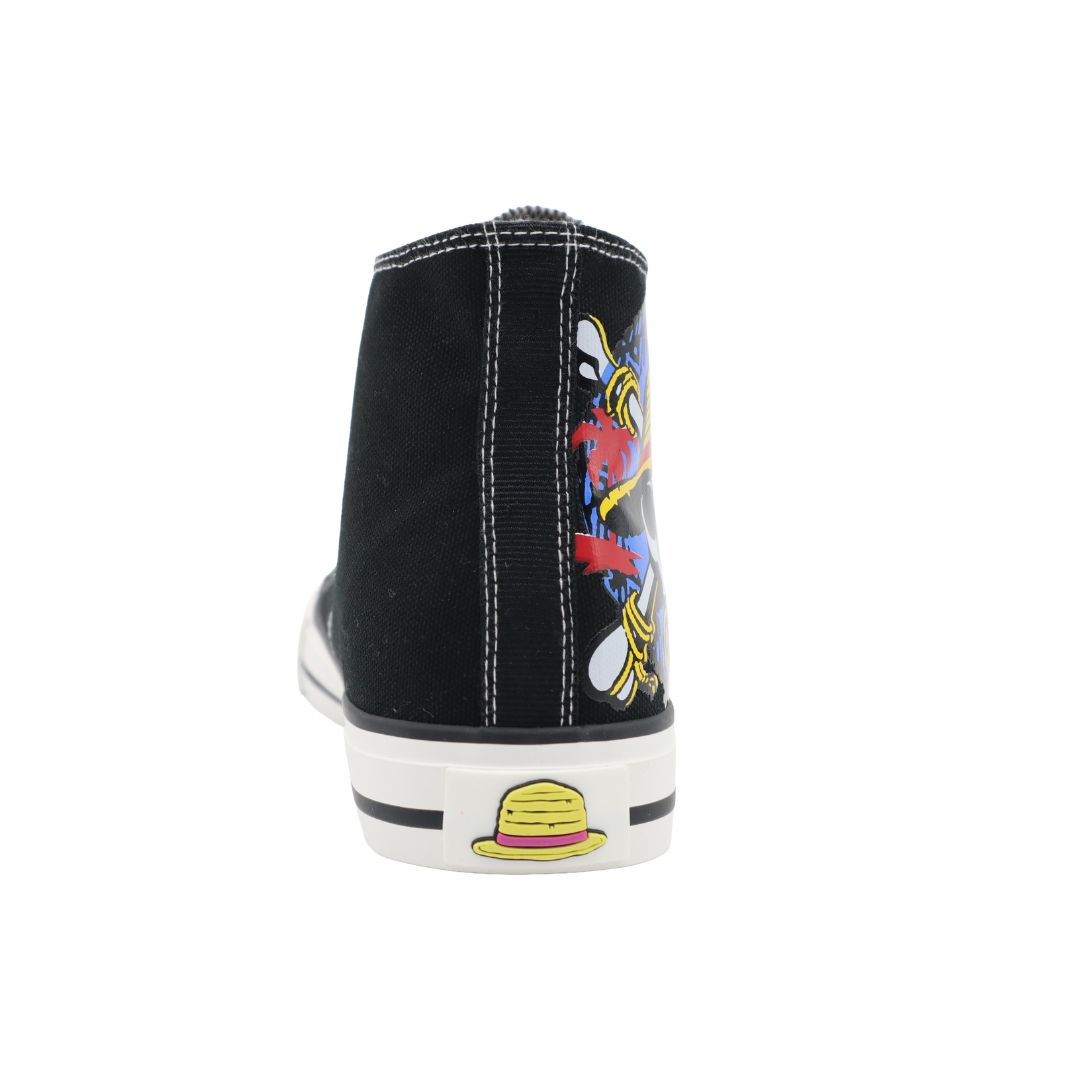 ZAPATILLA BOTIN HOMBRE NETFLIX ONE PIECE NEGRO - 2