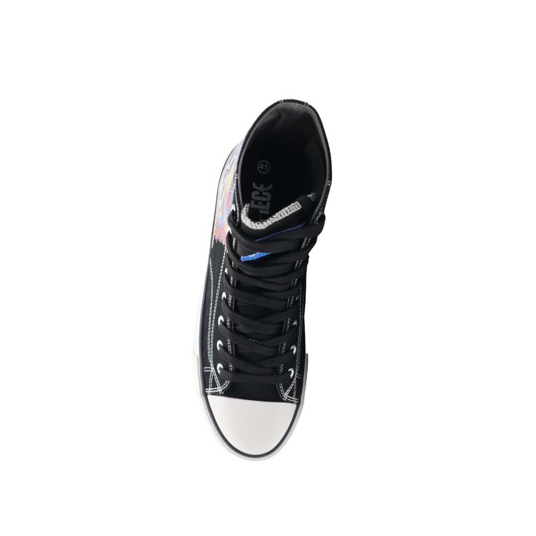 ZAPATILLA BOTIN HOMBRE NETFLIX ONE PIECE NEGRO - 3