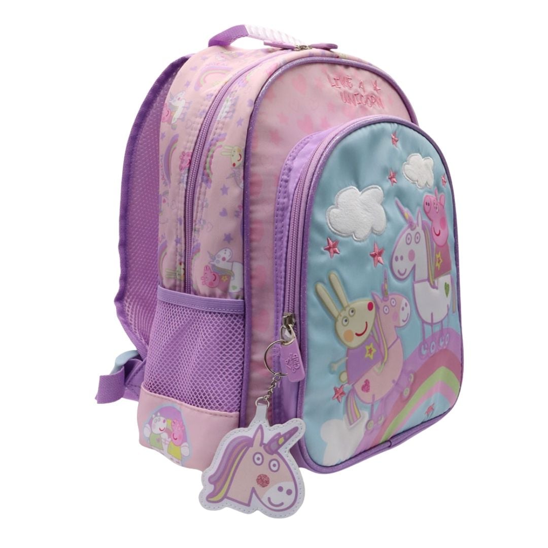 PACK ESCOLAR MOCHILA PEPPA PIG UNICORNIOS NIDO - 2