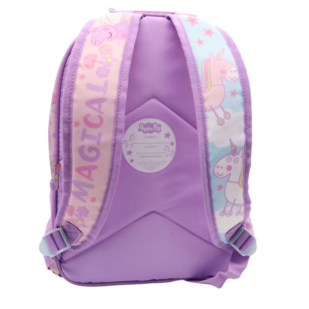 PACK ESCOLAR MOCHILA PEPPA PIG UNICORNIOS NIDO - 3