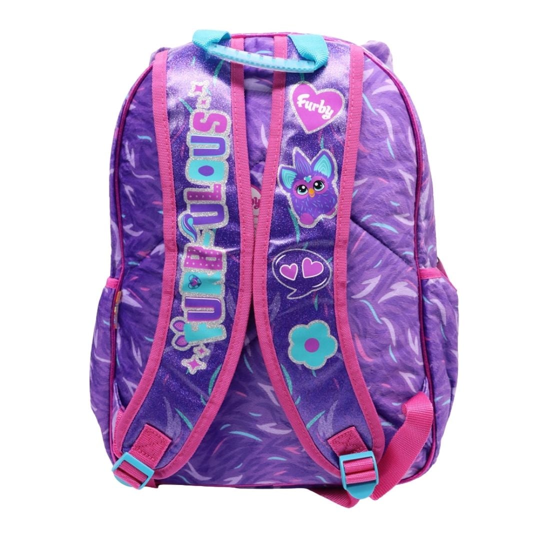 PACK ESCOLAR MOCHILA FURBY MORADO OFICIO - 3