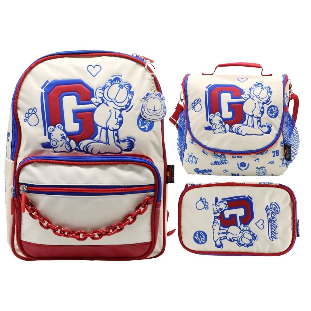 PACK ESCOLAR MOCHILA GARFIELD OFICIO - 1