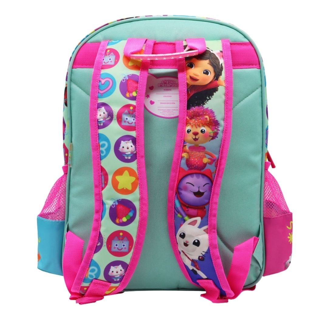 PACK ESCOLAR MOCHILA GABBY DOLLHOUSE FIESTA OFICIO - 3