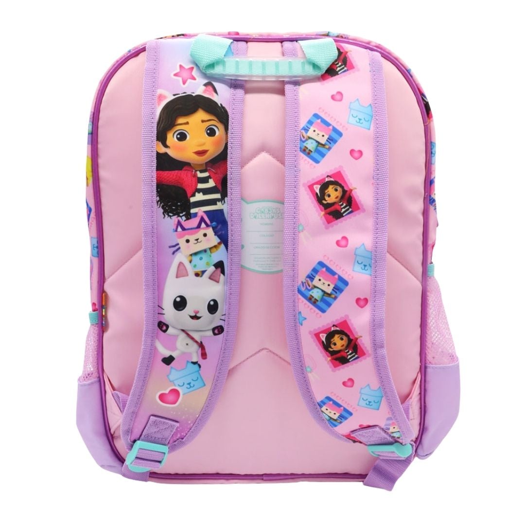 PACK ESCOLAR MOCHILA GABBY DOLLHOUSE BEBE CAJA OFICIO - 3