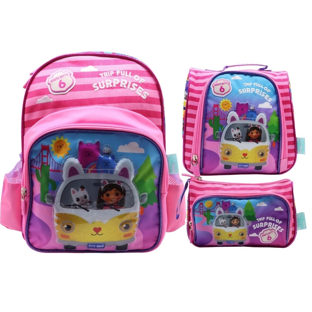 PACK ESCOLAR MOCHILA GABBY DOLLHOUSE LA PELICULA NIDO - 1