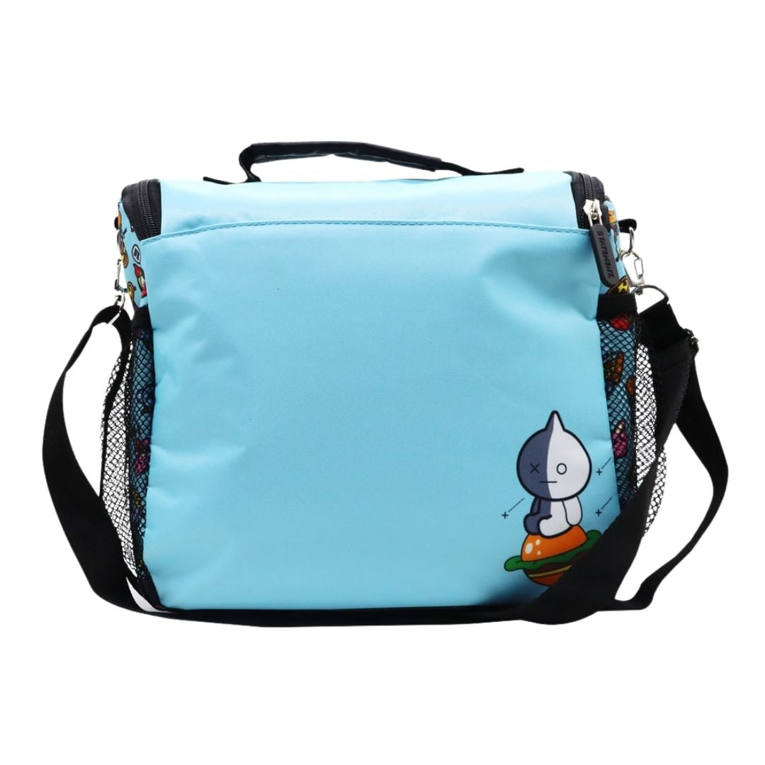 PACK ESCOLAR MOCHILA BT21 CELESTE OFICIO - 5