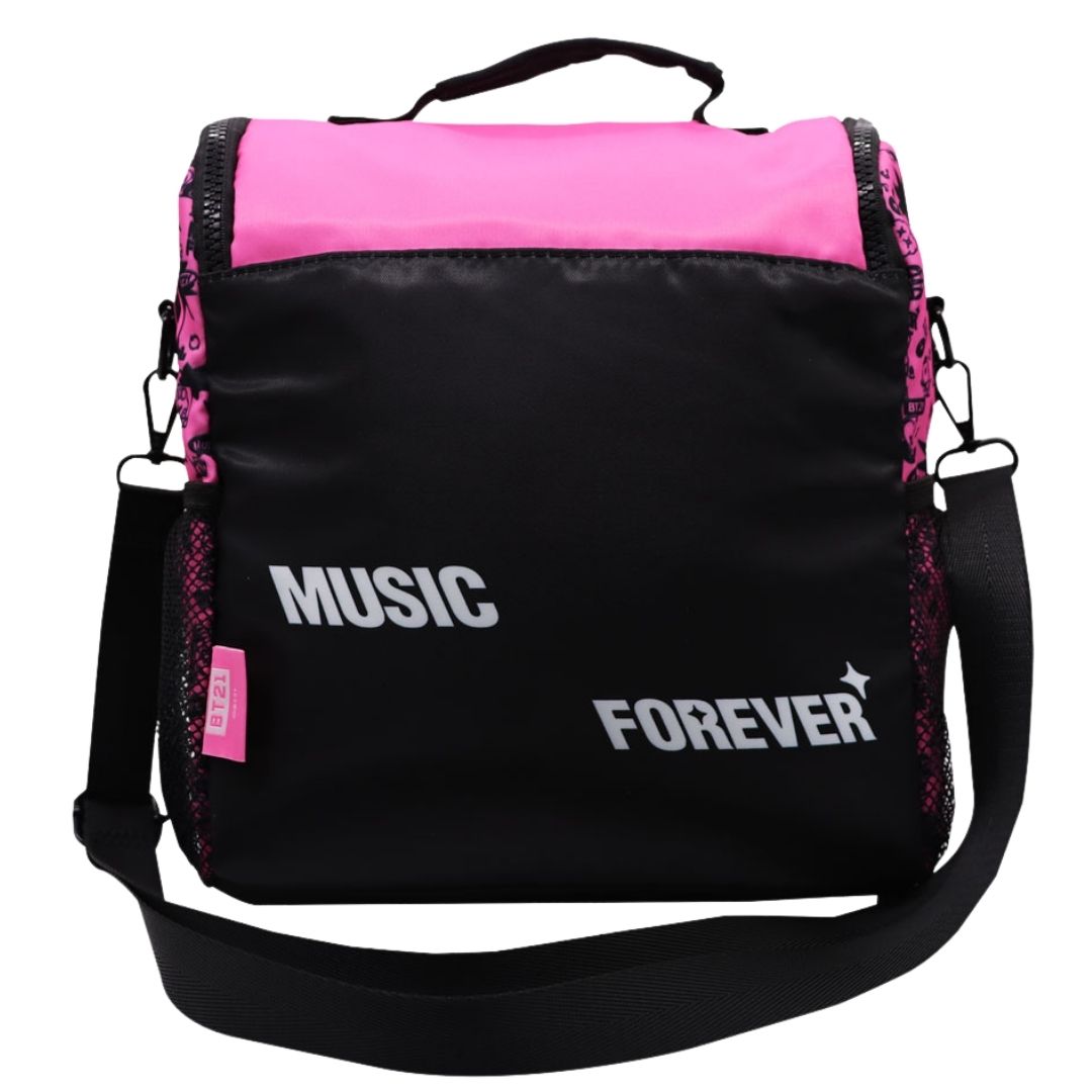 PACK ESCOLAR MOCHILA BT21 ROSADO OFICIO - 5