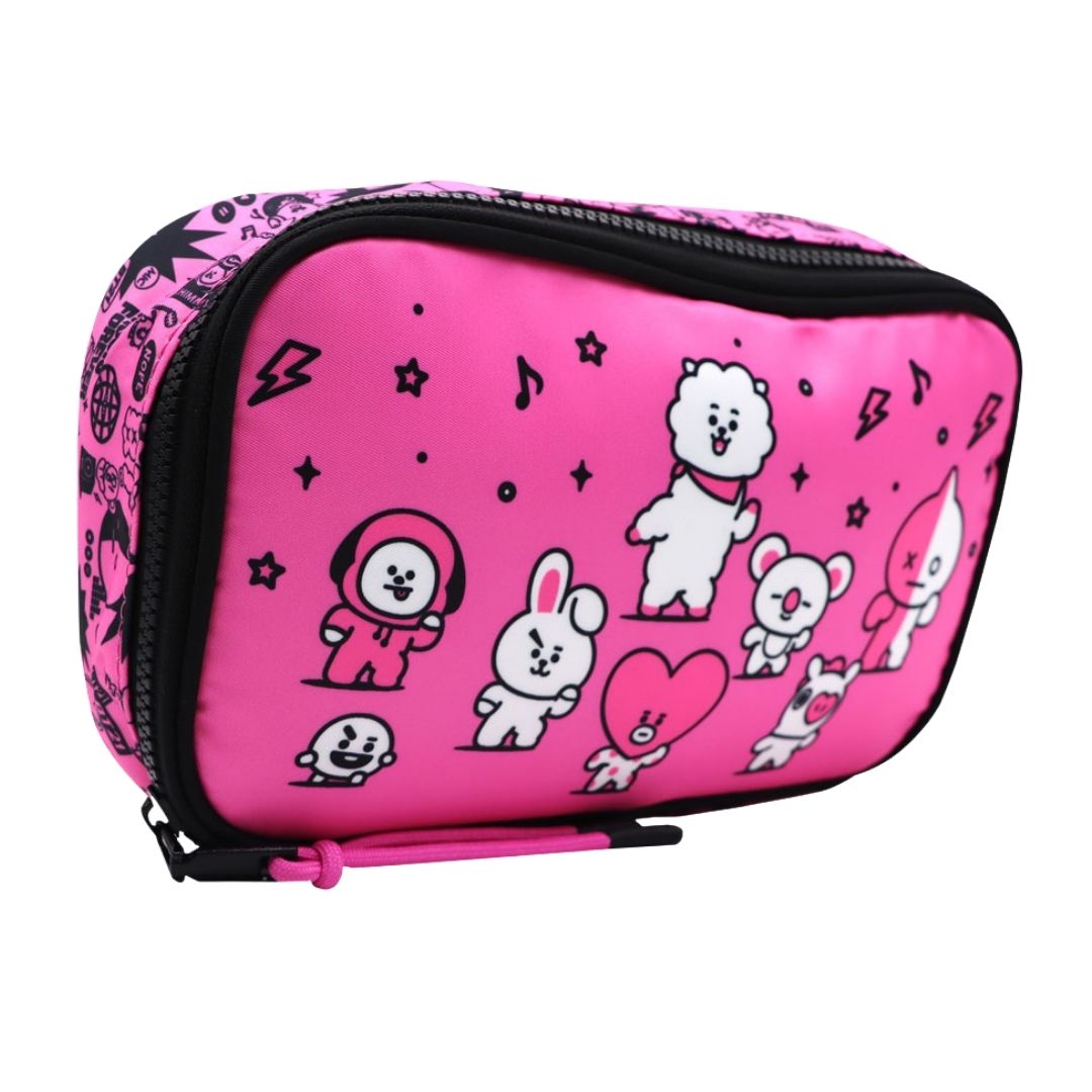 PACK ESCOLAR MOCHILA BT21 ROSADO OFICIO - 6