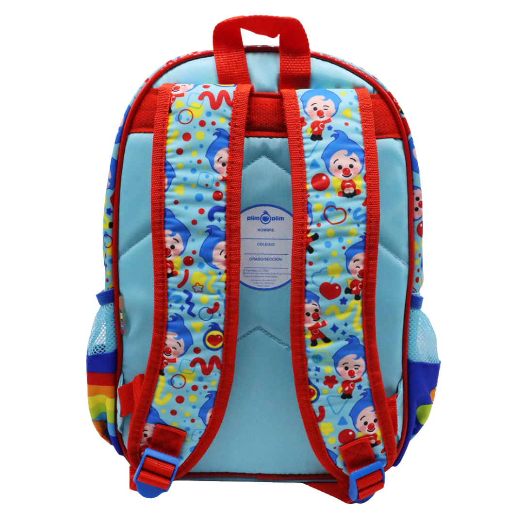 PACK ESCOLAR MOCHILA PLIM PLIM Y AMIGOS - 3