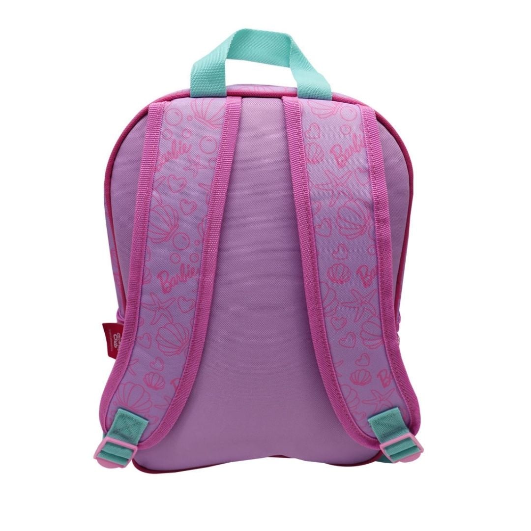 PACK ESCOLAR MOCHILA Y LONCHERA BARBIE SIRENA NIDO - 3