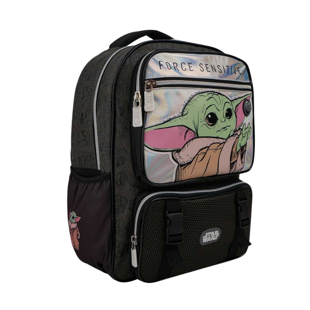 PACK ESCOLAR MOCHILA BABY YODA STAR WARS OFICIO - 2