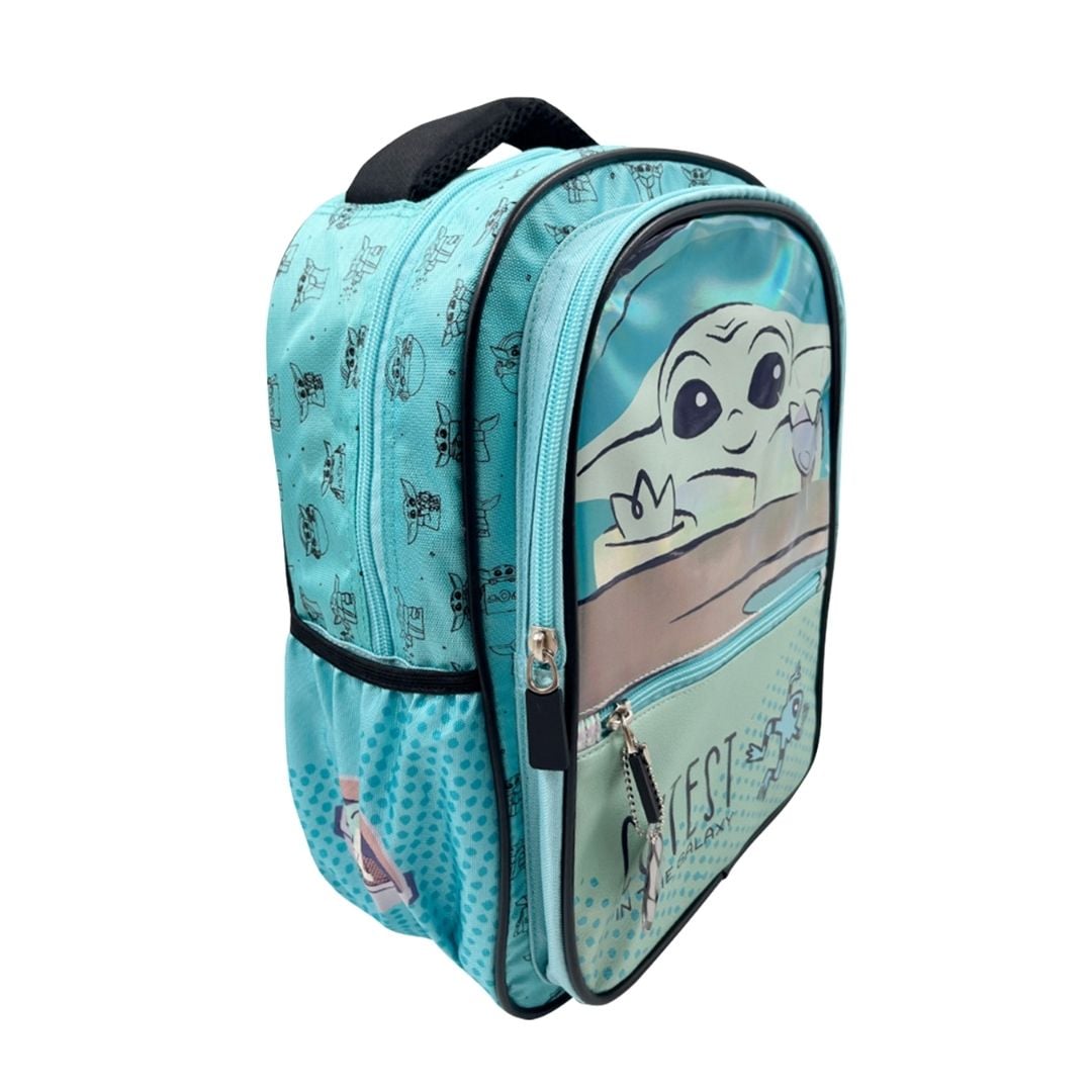 PACK ESCOLAR MOCHILA BABY YODA STAR WARS NIDO - 2