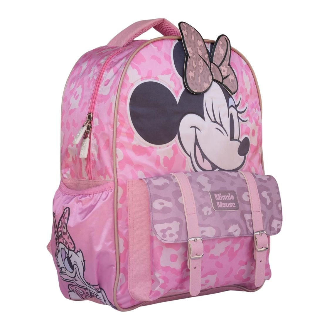 PACK ESCOLAR MOCHILA MINNIE MOUSE ROSADO OFICIO - 2