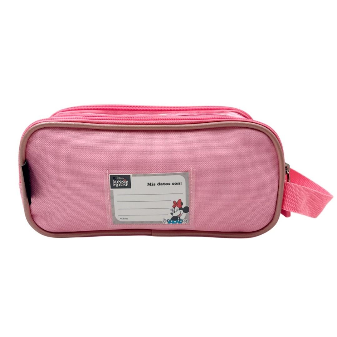 PACK ESCOLAR MOCHILA MINNIE MOUSE ROSADO OFICIO - 7