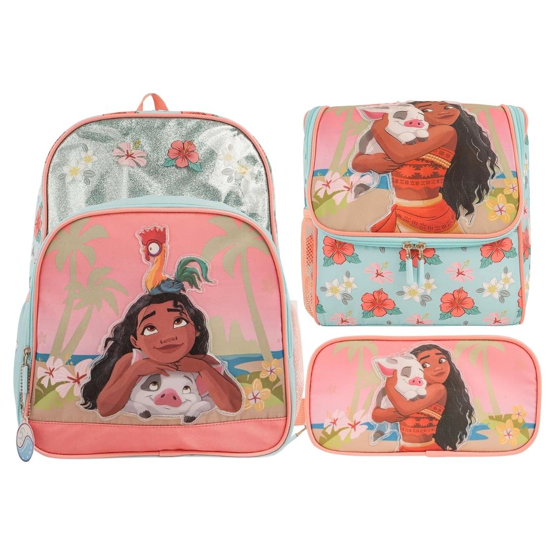 PACK ESCOLAR MOCHILA PRINCESA MOANA OFICIO - 1