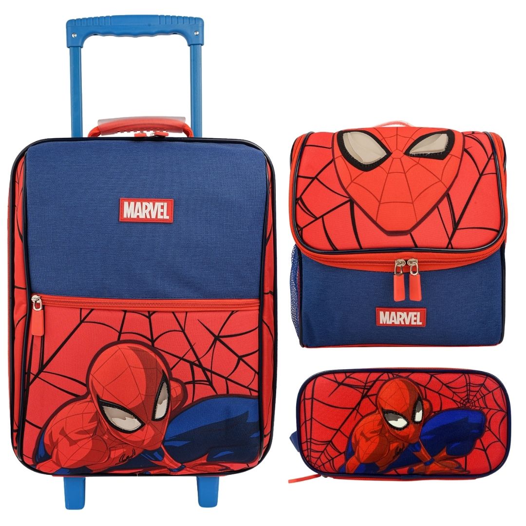 PACK ESCOLAR MALETA SPIDERMAN MASCARA OFICIO