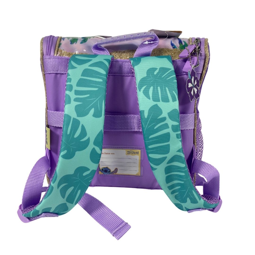 PACK ESCOLAR MALETA STITCH VERDE OFICIO - 5