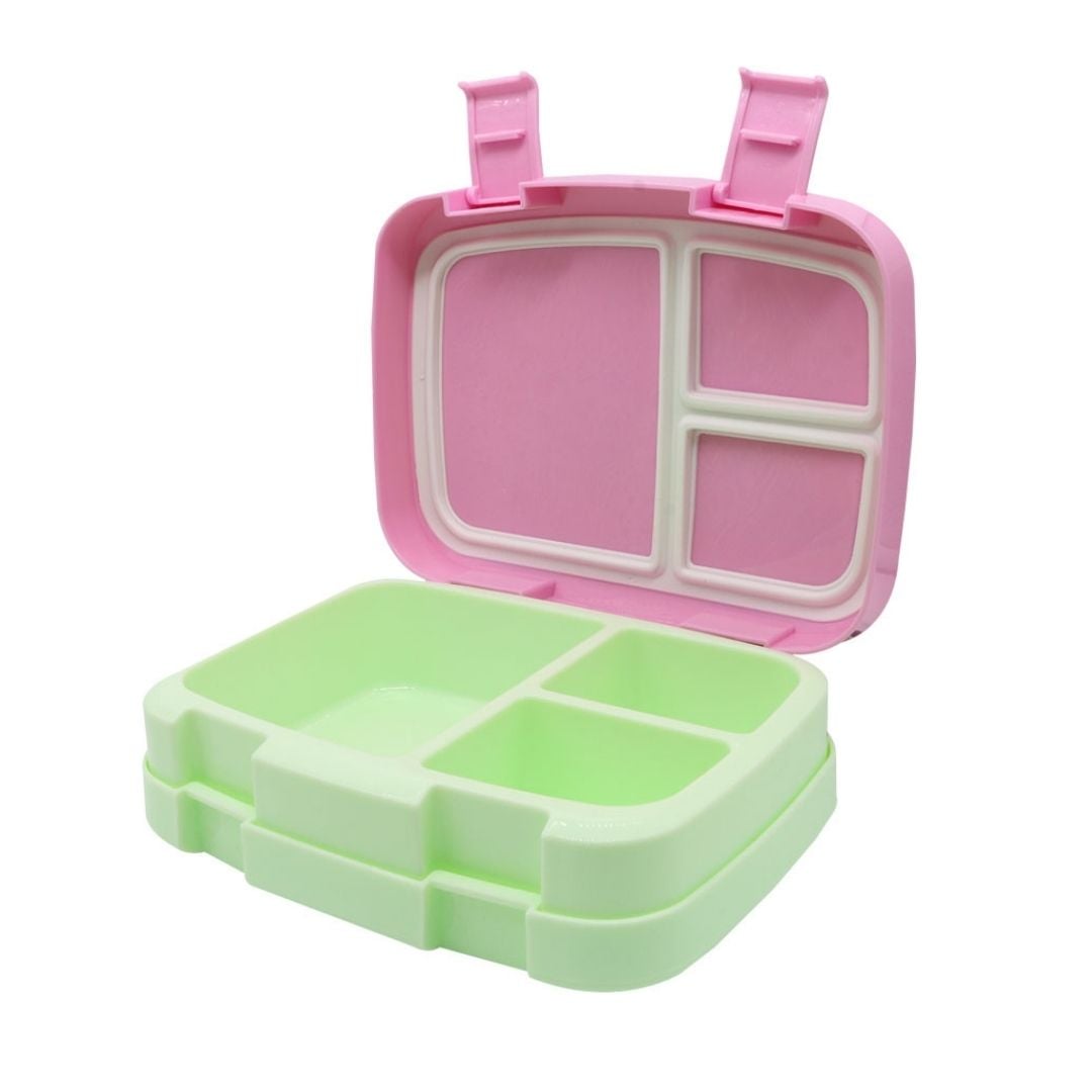 Taper con Divisiones Escolar Bento Peppa Pig y hermanita Evie - 2