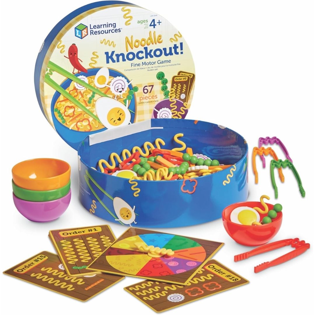 SET DIDACTICO MOTRICIDAD FINA PINZAS RAMEN LEARNING RESOURCES - 1