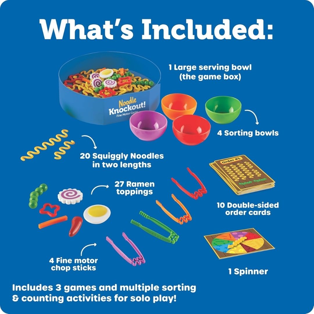 SET DIDACTICO MOTRICIDAD FINA PINZAS RAMEN LEARNING RESOURCES - 3