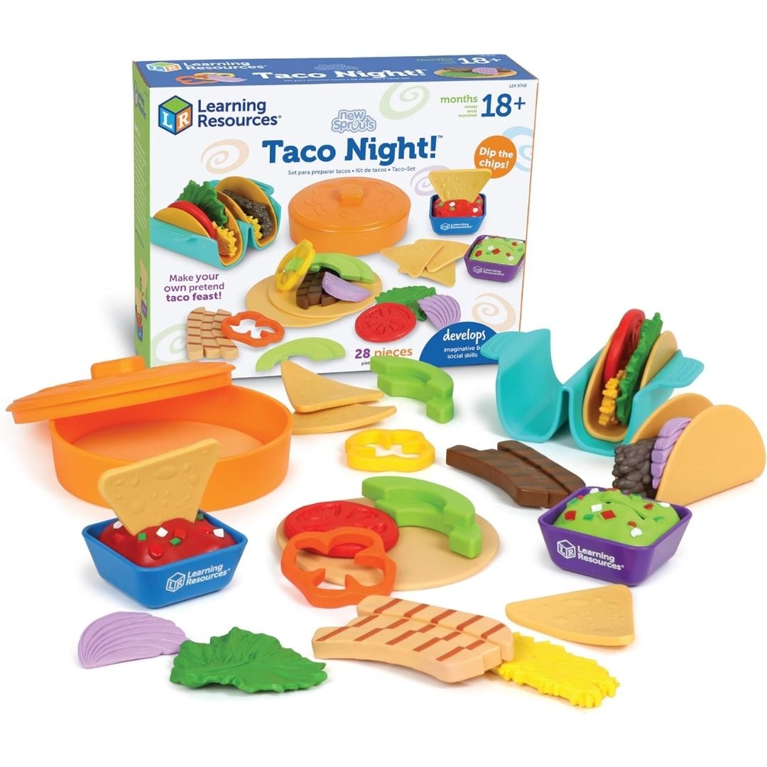 SET DIDACTICO MOTRICIDAD FINA NOCHE DE TACOS LEARNING RESOURCES - 1