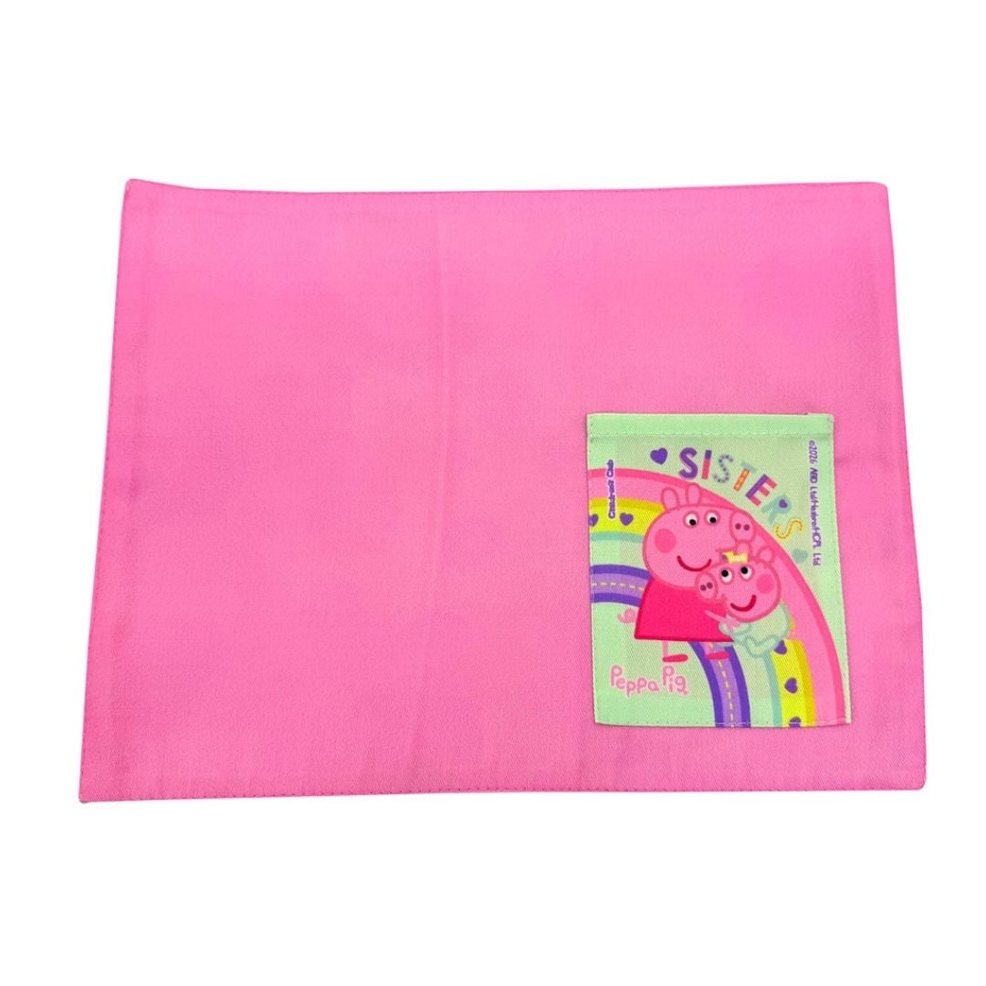 PACK ESCOLAR PEPPA PIG Y EVIE SNACK 720ML + BENTO + INDIVIDUAL - 4