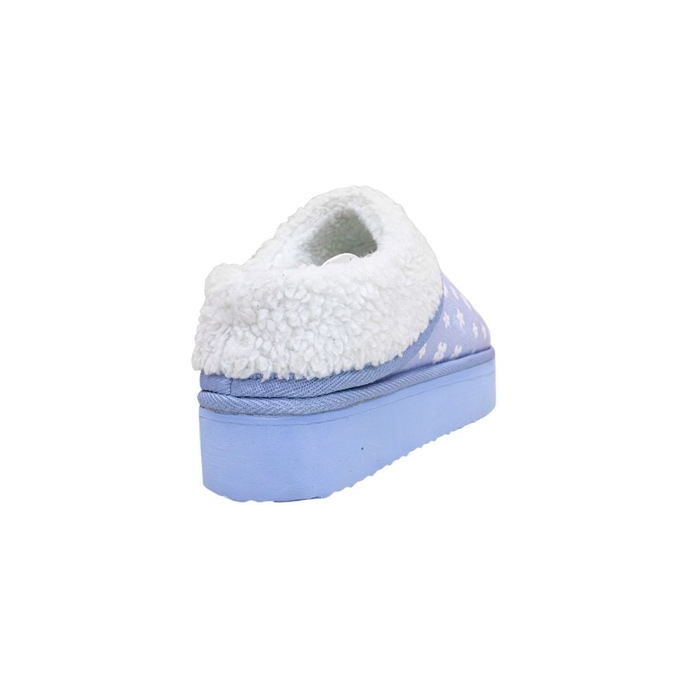 PANTUFLAS PELUCHE MUJER STITCH CELESTE - 4