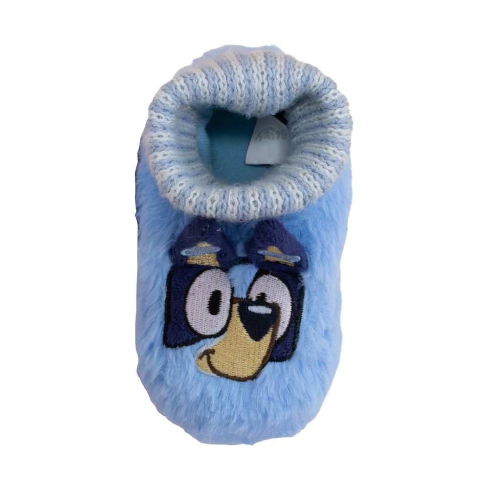 PANTUFLAS BOTIN NIÑO BLUEY CELESTE - 1