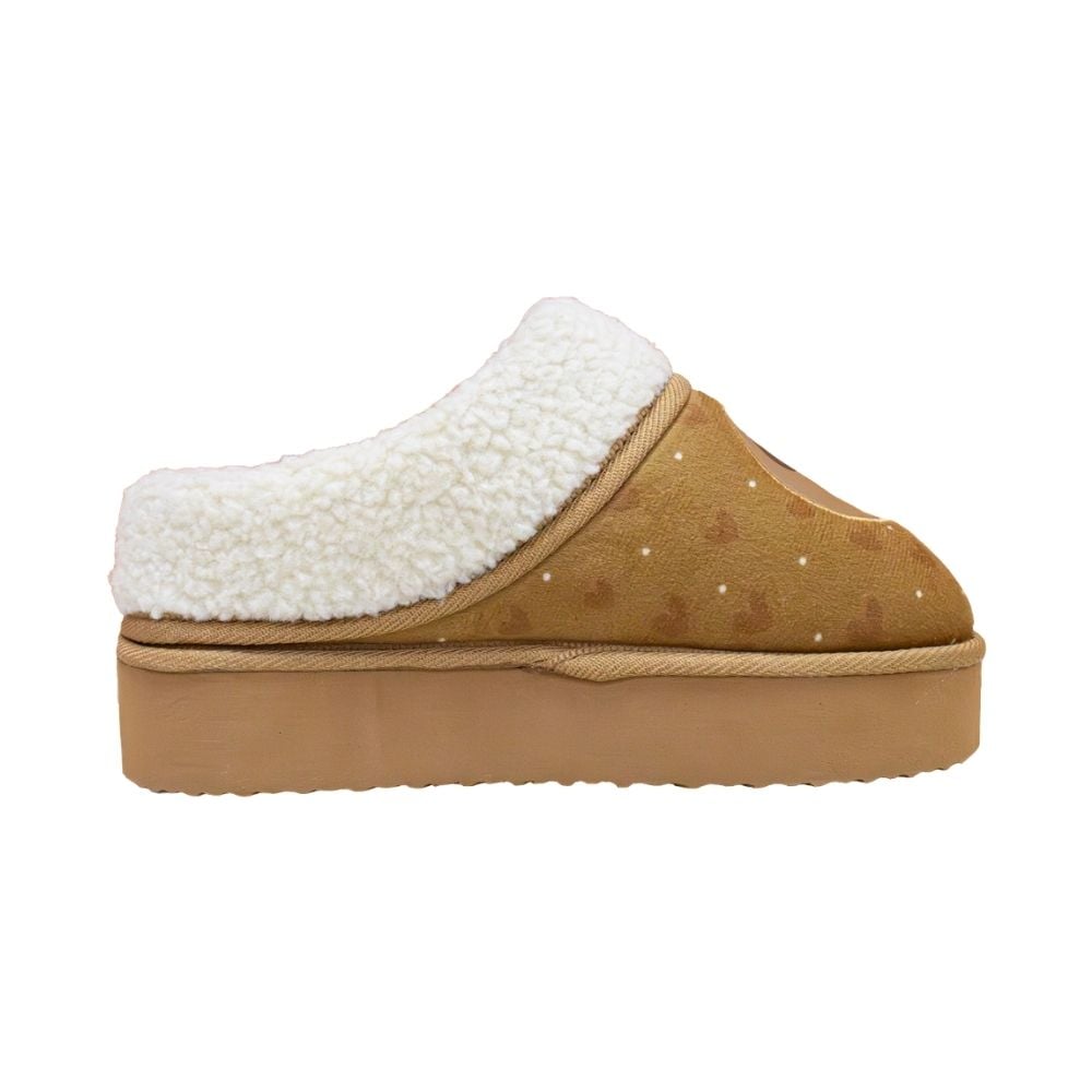 PANTUFLAS PELUCHE MUJER MINNIE MOUSE MARRON - 2