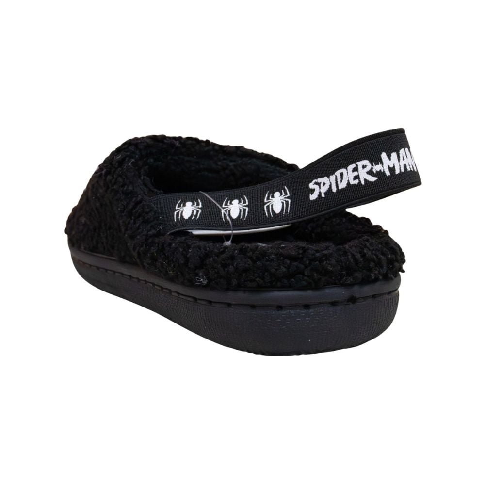 PANTUFLAS SANDALIAS NIÑO SPIDERMAN NEGRO - 4