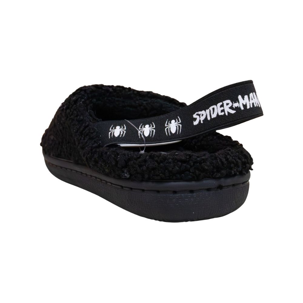 PANTUFLAS SANDALIAS NIÑO SPIDERMAN NEGRO - 4